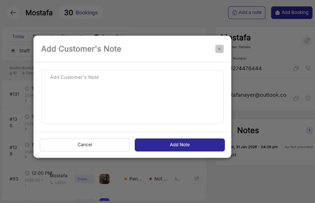 CRM — Customer Management
